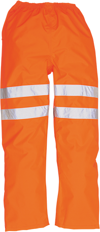 Pantalon réfléchissant hi-vis traffic orange RT31 - taille S - bandes réfléchissantes, imperméable, certifié CE_0