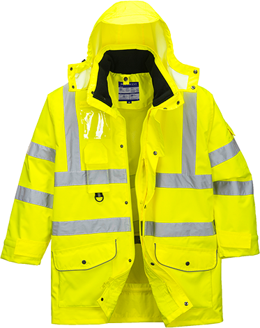 Parka hi-vis 7-en-1 jaune S427 - respirante, imperméable, réversible, certifiée CE, tailles XS-6XL_0
