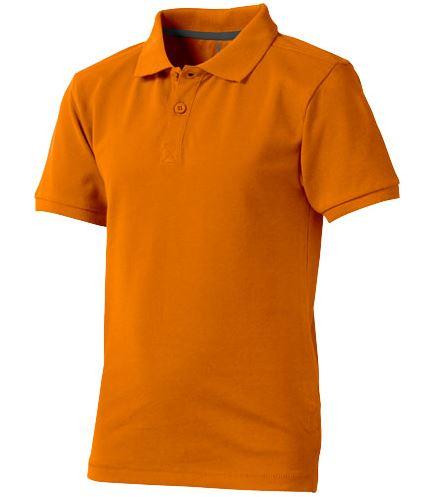 Polo manches courtes enfant Calgary - 100% coton - Maille piquée 200 g/m² - Boutons gravés assortis_0