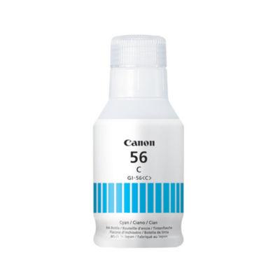 Recharge cartouche encre Canon GI-56 cyan pour imprimante jet d'encre_0