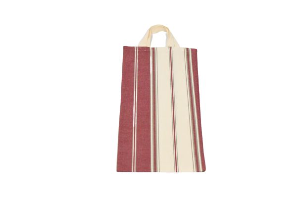 Sac à pain grenat - tissu - 30x55 cm - Des Toiles de la Montagne Noire_0
