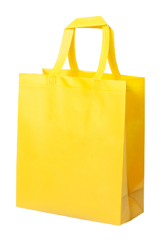 Sac shopping laminé non tissé - couleur jaune - 40g_0