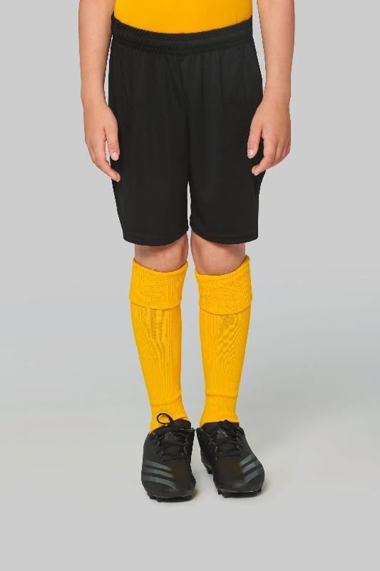 Short de sport enfant - Réf: PA103 - Proact - 100% polyester, tissu léger et évacuation de la transpiration_0