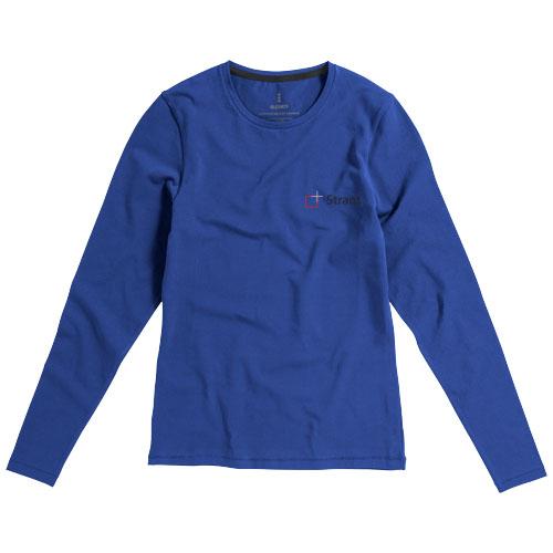 T-shirt bio manches longues femme Ponoka - coton biologique stretch 200 g/m²_0