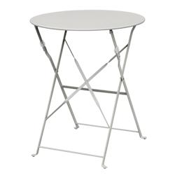 Table de terrasse en acier Bolero grise - GAGH556_0