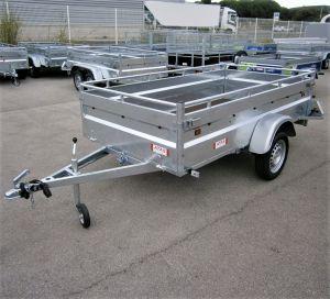 Remorque utilitaire 253x134x50 cm - 1 essieu - Robust - 500 kg PTAC_0