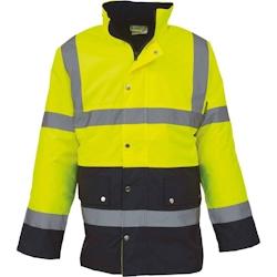 Veste de sécurité bicolore haute visibilité YOKO GORT 3279 jaune|marine T.L Yoko - L polyester 6933883209946_0