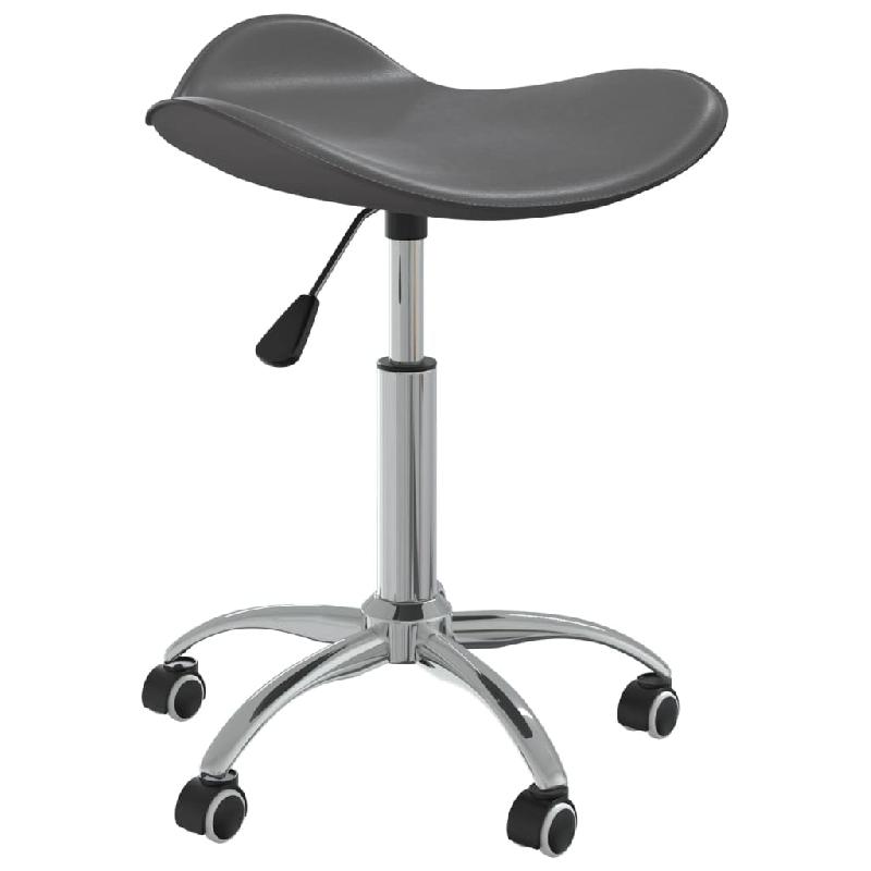 Vidaxl tabouret de salon et spa gris similicuir 323688_0