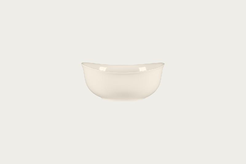 SALADIER OVALE OVALE IVOIRE PORCELAINE BRAVURA RAK