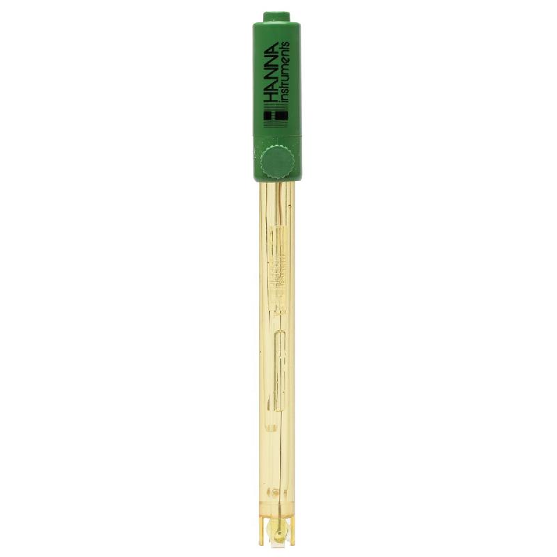 Électrode pH combinée - corps plastique - connecteur tête à vis - simple jonction en céramique - HI1312S_0