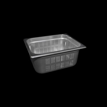 Bac Gastro Inox AISI 304 Perforé GN 1/2 H. 150 mm - Gastroland - 3701666001611_0