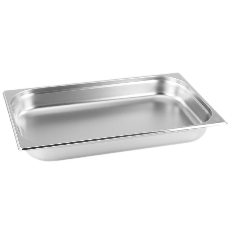 Bacs GN Gastronorm 1/1 65 mm en acier inoxydable GVK ECO - argenté inox GN-1/1-Var-65_0