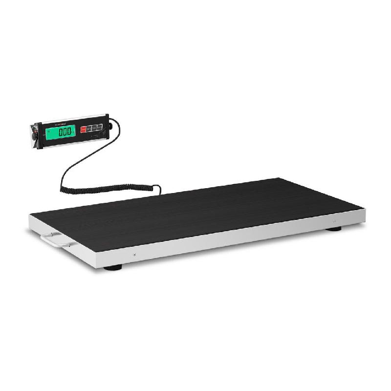 Balance au sol - 150 kg / 50 g avec tapis antidérapant et écran LCD - Référence 14_0000578_0