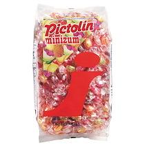 BONBONS ACIDULÉS PICTOLIN MINIZUM - PARFUM EXOTIQUE - SACHET DE 1 KG
