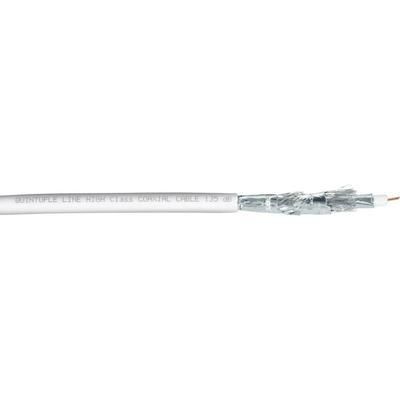 CÂBLE COAXIAL BKL ELECTRONIC 806014 75 Â¦ 135 DB BLANC AU MÈTRE