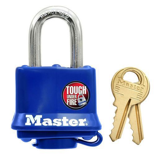 CADENAS À CLÉS EN ACIER LAMINÉ 312EURD - MASTER LOCK - MASTER LOCK