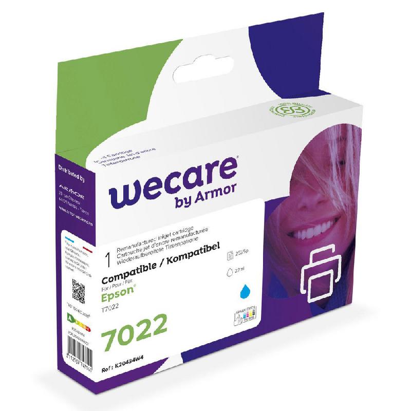 CARTOUCHE JET D'ENCRE REMANUFACTUREE - COMPATIBLE POUR ESPON T7022 - T7022 - PACK UNITAIRE CYAN