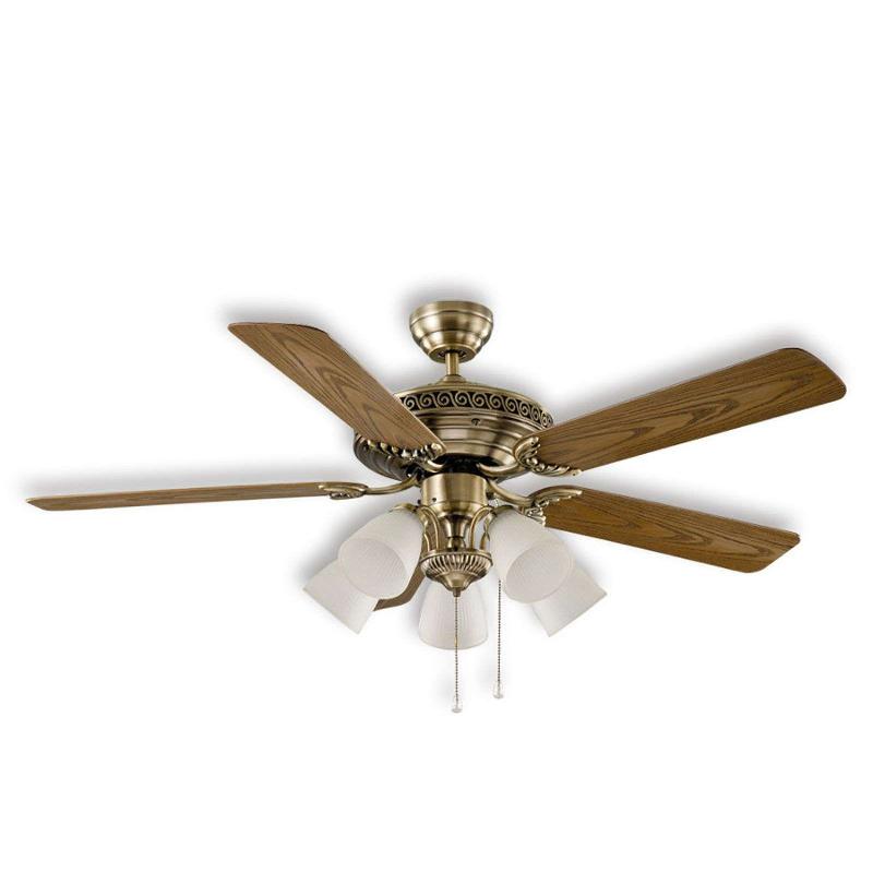 CASAFAN CENTURION VENTILATEUR DE PLAFOND, LAITON ANTIQUE