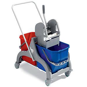 CHARIOT DE LAVAGE DUO STANDARD 2 X 15 L TTS AVEC PRESSE