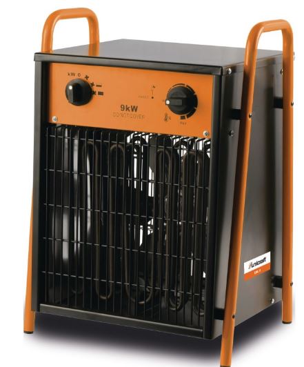 Chauffage électrique Unicraft EHG 9 - 6510009 - Puissance 9 kW - Classe IP24 - Débit d’air 1198 m³/h_0