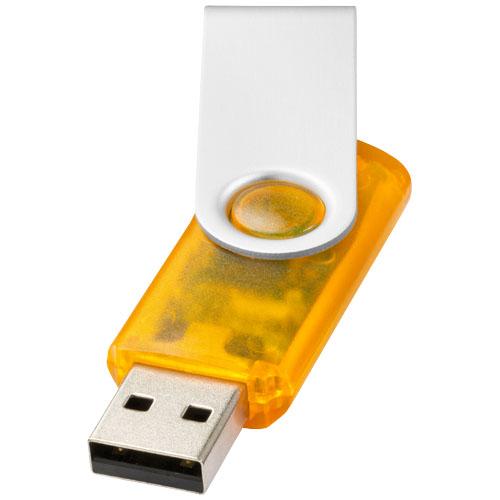 Clé USB publicitaire 4 Go Rotate-Translucent - plastique et aluminium - 12351702_0