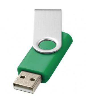 CLÉ USB ROTATIVE BASIQUE 8 GB - VERT - CLÉS USB PUBLICITAIRES PERSONNALISÉES