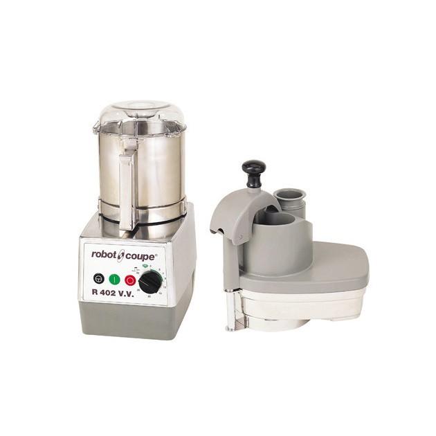 Combiné Cutters & Coupe-légumes R402 V.V Robot Coupe - Disques inclus : couteaux éminceurs, râpe et julienne - Sans disque_0