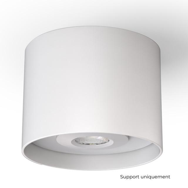 DECOCIEL Support installation saillie plafond béton - Coloris Blanc pour CANIS / DRACO / TWO - D001W - SOLUM_0