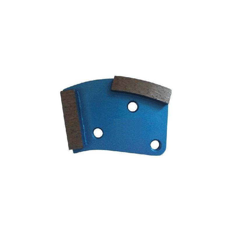 DIAMWOOD EXPERT EN EQUIPEMENT Segment de ponçage diamanté Gr 40 à 3 trous avec connexion M8 - béton très dur ou chape - Diamwood - gris acier 366_0