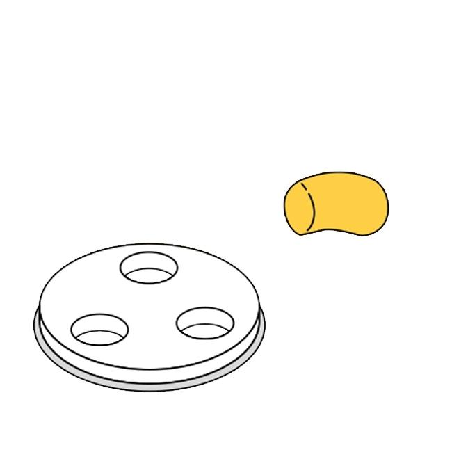 DISQUE DE FORME GNOCCHI 78