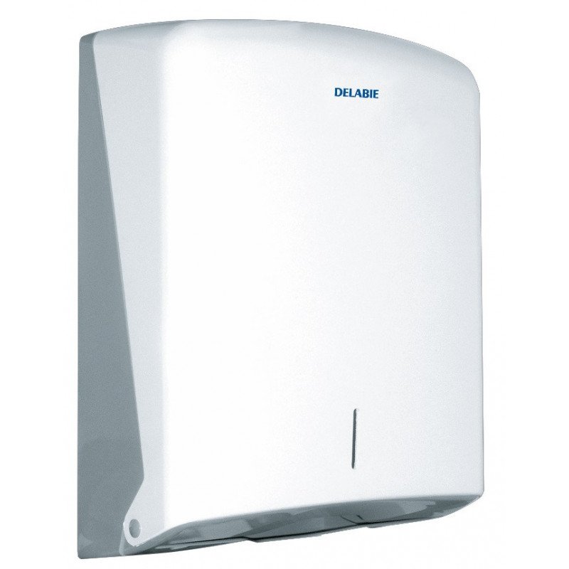 DISTRIBUTEUR D'ESSUIE-MAINS HYPERECO ABS BLANC - DELABIE - 6603D