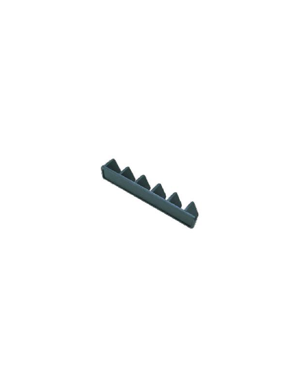 EMBOUT EN PLASTIQUE DE RÈGLE ALUMINIUM 100X18MM ROUGE - TALIAPLAST - 380110