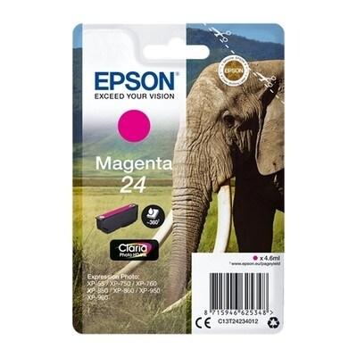 Epson 24 - Elephant Cartouche Magenta C13T24234012 (T2423) - magenta 8715946519142_0