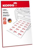 ETIQUETTE EN FILM, 105 X 74 MM, TRANSPARENT - LOT DE 2