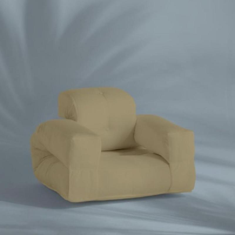 Fauteuil d'extérieur transformable HIPPO OUT - Beige - Convertible en matelas 1 place - KARUP DESIGN_0