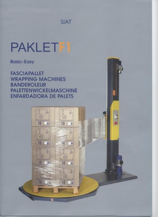 Banderoleuse verticale de palette, frein mécanique, 2 programmes - Siat Paklet F1_0
