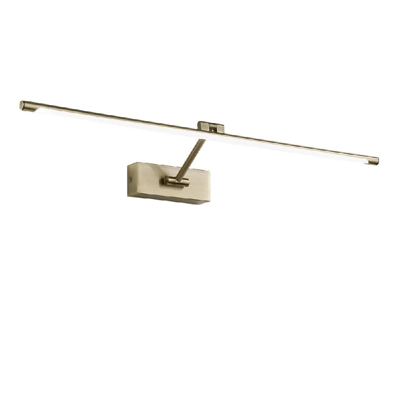 Gea Luce Gealuce Gap443C Applique En Métal Bruni, Led 8W 3000K, Lumière Indirecte, Diffuseur Synthétique, Ip20, Design Moderne - Gealuce - bronze G_0
