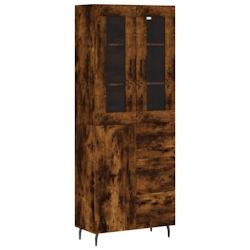Helloshop26 - Buffet bahut commode armoire meuble de rangement organisateur cuisine salle de séjour salon haut 69,5 x 34 x 180 cm 02_0033540 - 300021_0