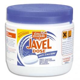 JAVEL DOSES BOITE DE 112 PATILLES ANTICALCAIRE EAU ECARLATE