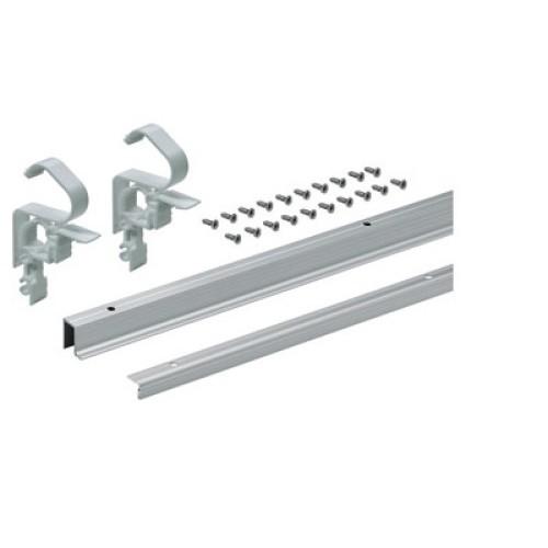 KIT PROFILÉS COULISSAGE ET GUIDAGE BAS - WINGLINE L - 1200MM - NOIR HETTICH