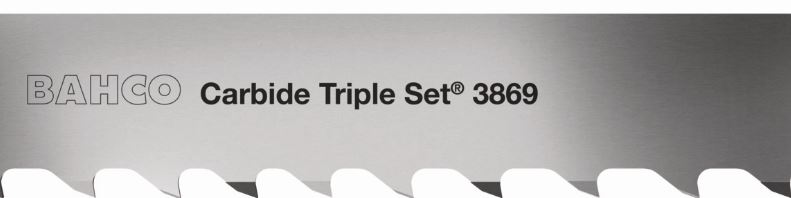 Lame de scie à ruban au carbure Triple Set® Foundry - 3 dents au pouce - 13 mm x 0,9 mm - 3869-13-0.9-TS-3_0