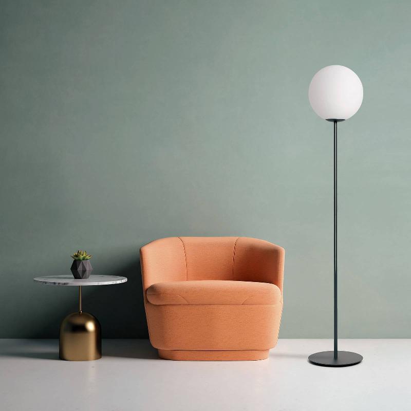 SFORZIN LAMPE SUR PIED JUGEN, NOIRE, À UNE LAMPE