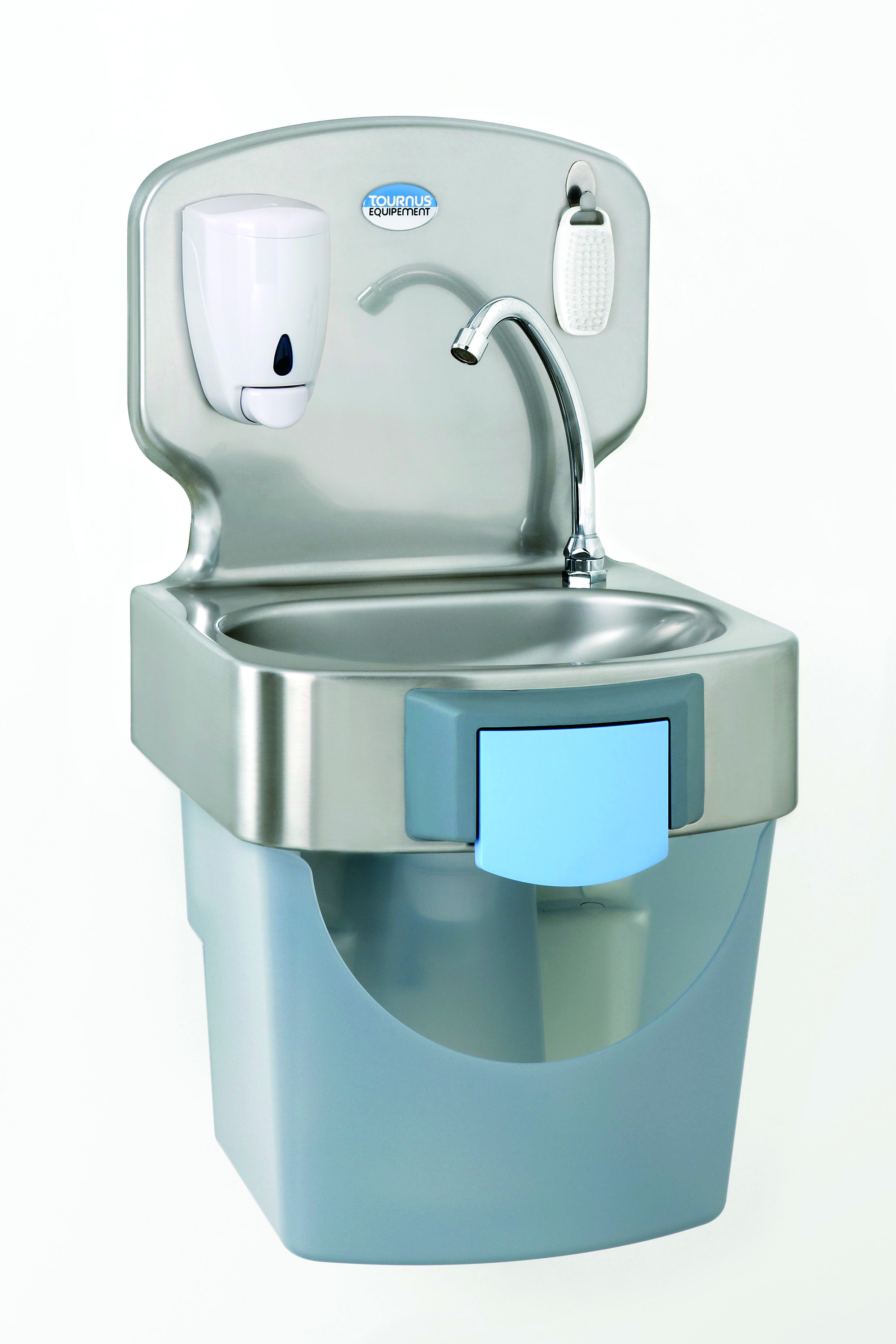 Lave-mains inox à commande électronique - TS 2000 - Fixation murale - Robinet mitigeur automatique_0