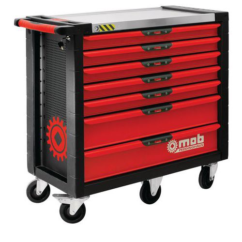 MOB 1 SERVANTE XLINER 5 MODULES, 7 TIROIRS, ANTI-BASCULEMENT - MOB