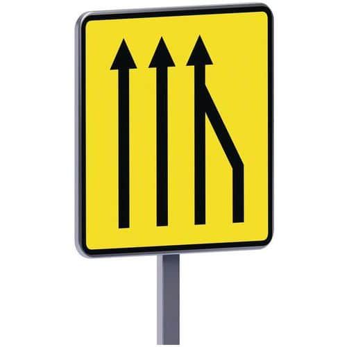 PANNEAU KD10A EX6 RÉDUCTION DE VOIES. - C2 - 900X900MM - TALIAPLAST