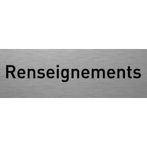 PANNEAU RENSEIGNEMENTS