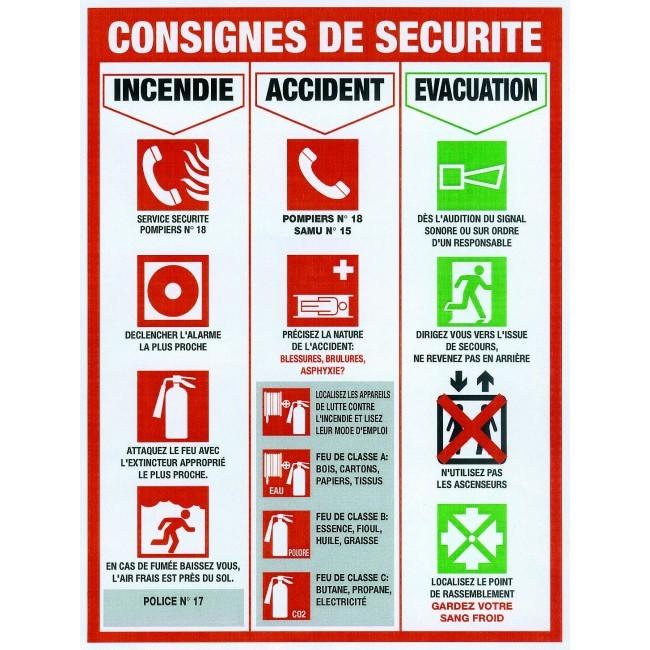 Panneaux rigides 320x460 mm affichage consignes légales sécurité - PNLGPSC-NV02/SCR_0