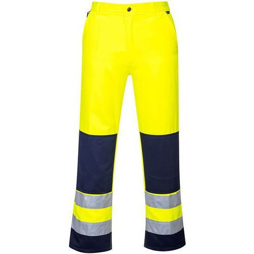 PANTALON HAUTE-VISIBILITÉ SÉVILLE TX71 BLEU/JAUNE XXL - PORTWEST