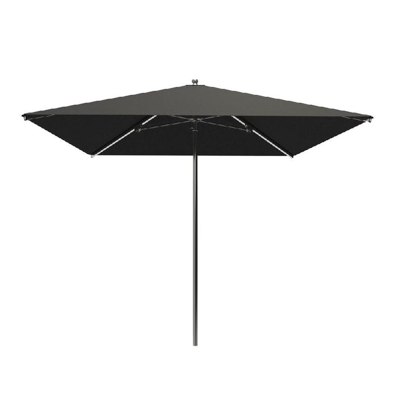 Parasol pour terrasse Pro Ouessant carré 180cm armature+toile+housse antracithe_0