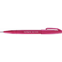 ARTS STYLO FEUTRE BRUSH SIGN PEN SES 15, FRAMBOISE - LOT DE 8